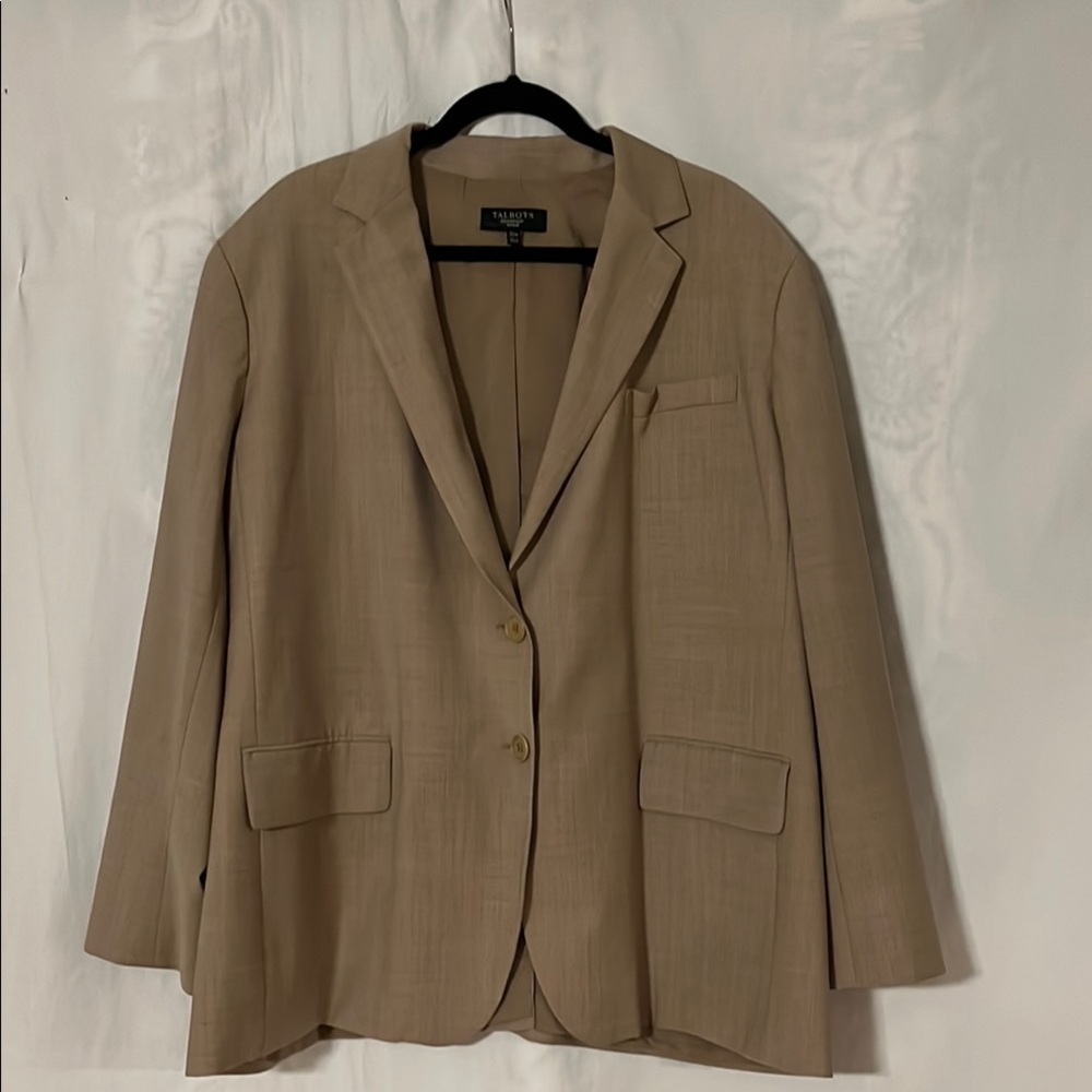 Talbots Classic Tan Women's Blazer